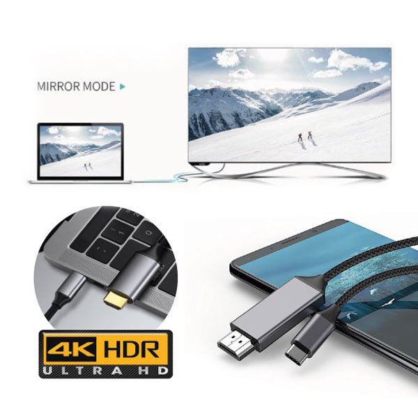 Adattatore Cavo USB C - HDMI 4k