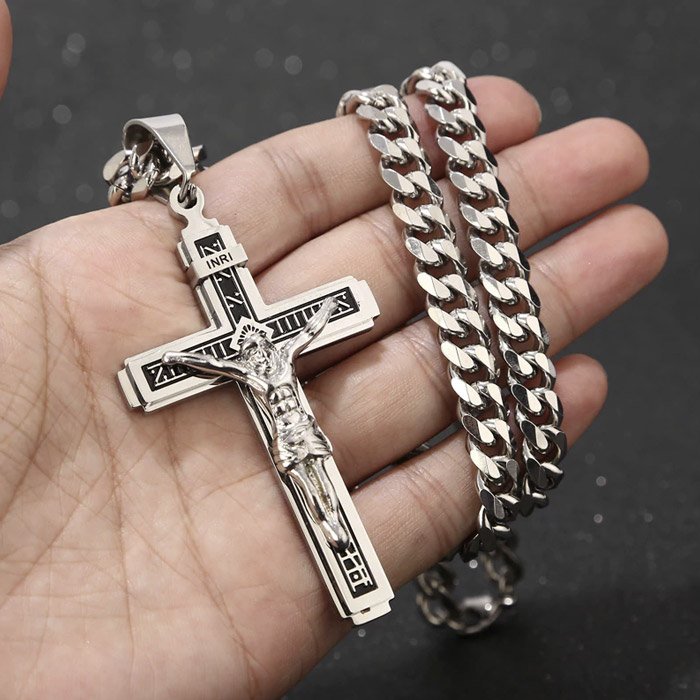 Collana con Gesù - Cross Necklace