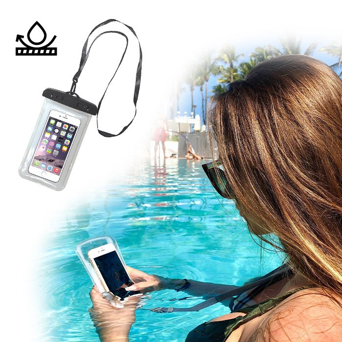 CUSTODIA IMPERMEABILE UNIVERSALE PER CELLULARE