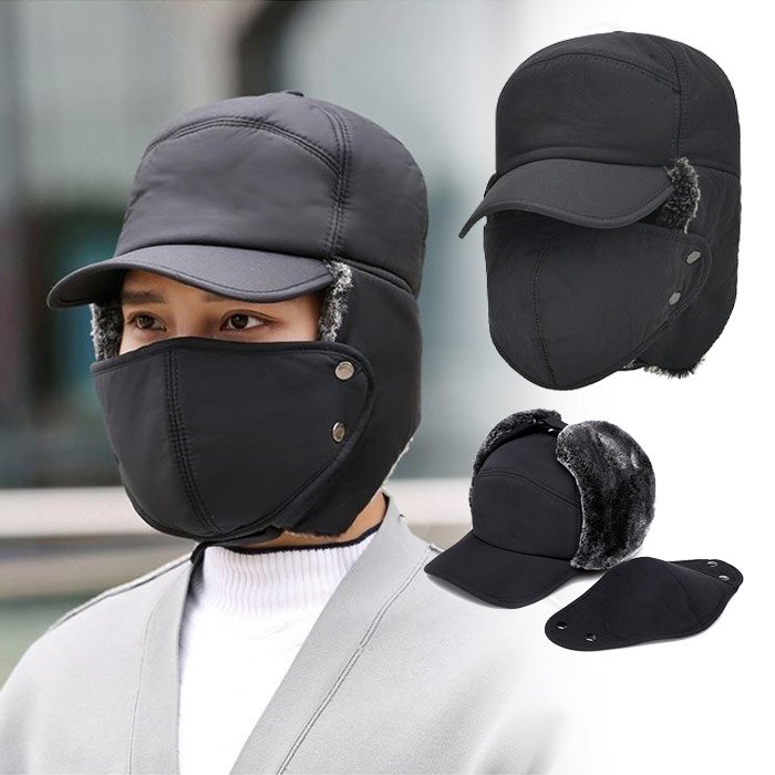 Caldo cappello invernale con paraorecchie - Eskimo