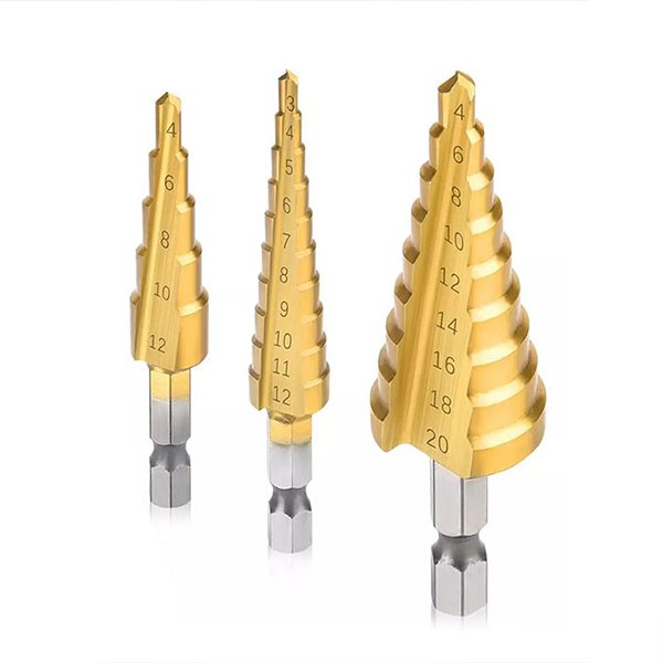3 pcs set di punte coniche - Crossdrill