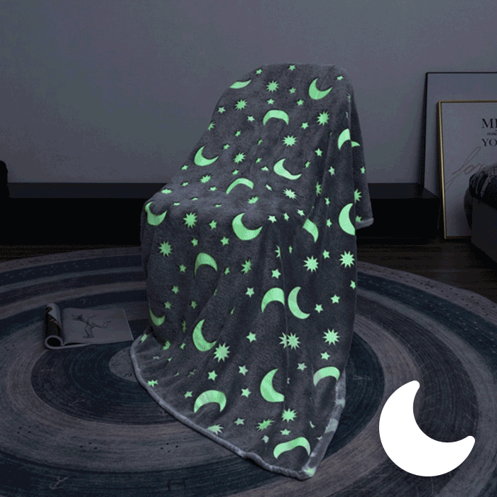 Una coperta magica che si illumina al buio - GlowBlanket