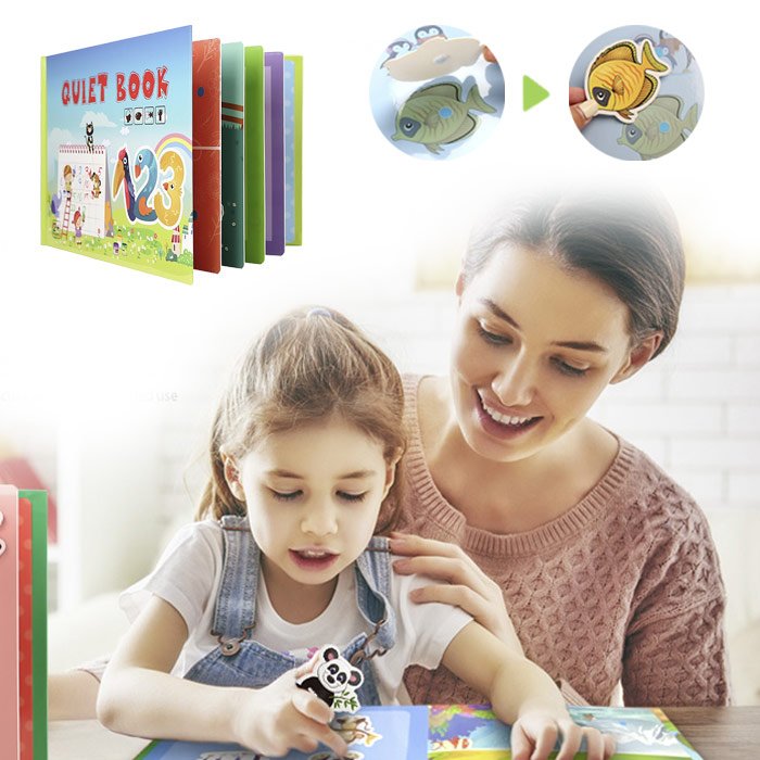 Libro educativo per bambini - numeri- QuietBook