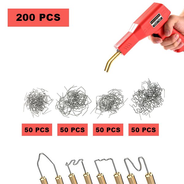 4 tipi di graffette - 200 pezzi - Weldystaple