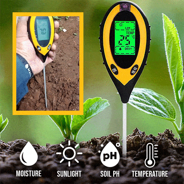 Misuratore del suolo 4 in 1 - Soiltesty