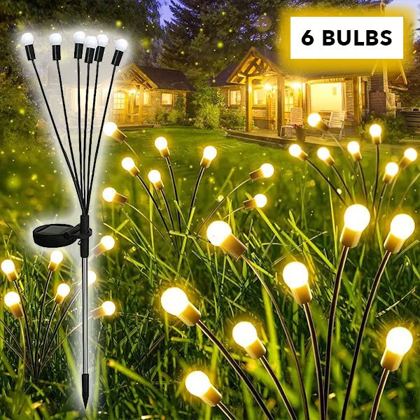 Luci a LED solari (6 lampadine) - Firefly