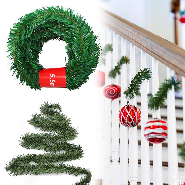 Ghirlanda di pino di natale, 5.5m - Garland