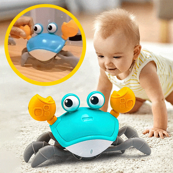 Il granchio interattivo con musica e luci che si striscia - Craby