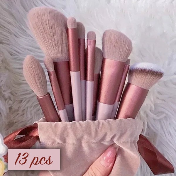 Set di pennelli per trucco (13 pezzi) - Brushy