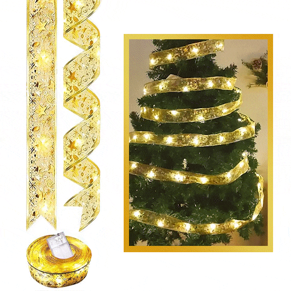 Luci nastro natalizie - Ribby