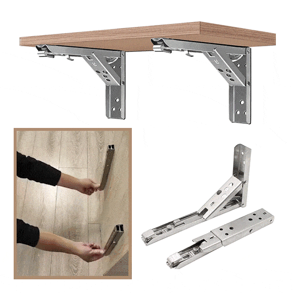 Supporto pieghevole per mensole (2 pezzi) - Foldy