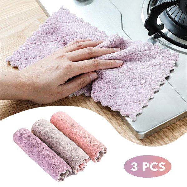 Panno da cucina in microfibra (3 pezzi) - Cleany