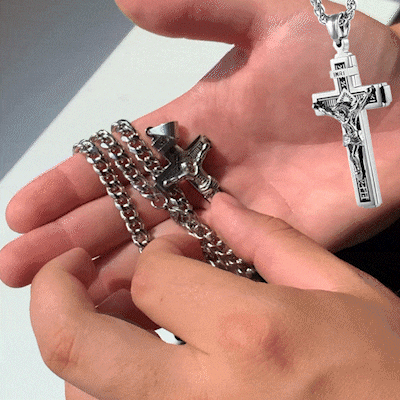 Collana con Gesù - Cross Necklace