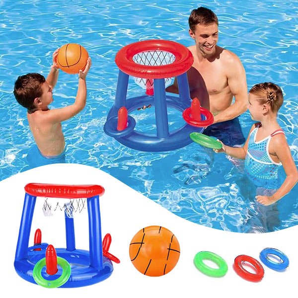 Canestro da basket gonfiabile per la piscina - Ringy