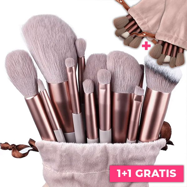 Set di pennelli per trucco (13 + 13 GRATIS) - Brushy