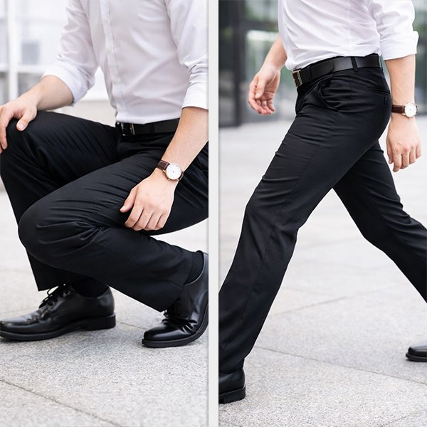 Pantaloni eleganti elasticizzati da uomo – Stretchpants (No-Iron Fit)