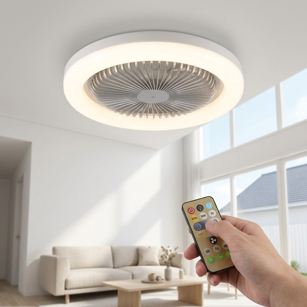 Ventilatore da soffitto con luce – Fanny (Cool Breeze + Bright Light)